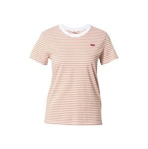 LEVI'S ® Póló 'PERFECT TEE REDS'  khaki / homár / rózsaszín / fehér