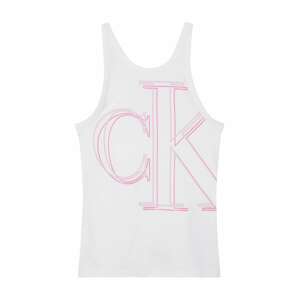 Calvin Klein Jeans Top  rózsaszín / fáradt rózsaszín / fehér
