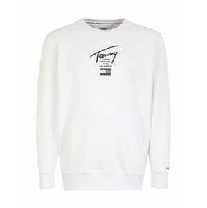 Tommy Jeans Plus Tréning póló  fehér / szürke / fekete