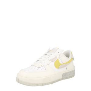 Nike Sportswear Rövid szárú edzőcipők 'AIR FORCE 1 FONTANKA'  fehér / sárga