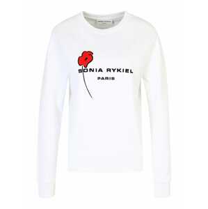 Sonia Rykiel Tréning póló 'YUMI'  fehér / fekete / piros