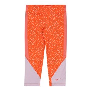 NIKE Sportnadrágok  narancs / világoslila / fáradt rózsaszín