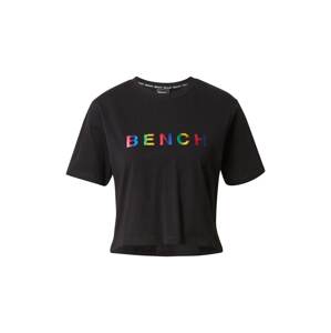BENCH Póló 'ELISON'  fekete / rózsaszín / kék / sárga / zöld