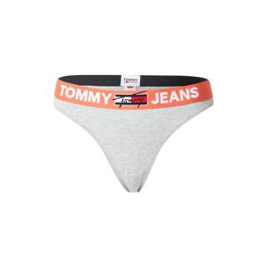 Tommy Hilfiger Underwear String bugyik  szürke / piros / fekete / fehér