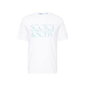 SCOTCH & SODA Póló  vízszín / fehér