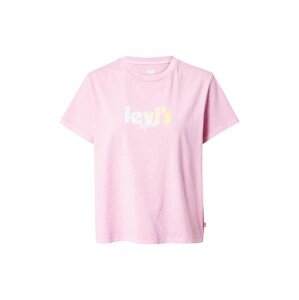 LEVI'S Póló  azúr / sárga / rózsaszín