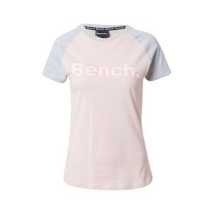 BENCH Póló 'TRINA'  rózsaszín / fehér / szürke