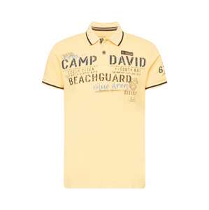 CAMP DAVID Póló  világoskék / sárga / fekete
