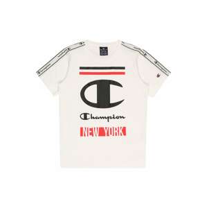 Champion Authentic Athletic Apparel Póló  fehér / vérvörös / fekete