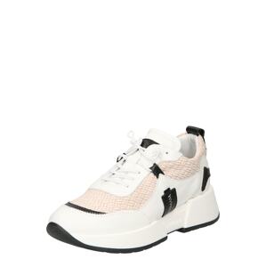 Donna Carolina Rövid szárú edzőcipők  fehér / fekete / fáradt rózsaszín