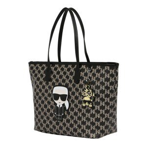 Karl Lagerfeld Shopper táska  fekete / fehér / barna