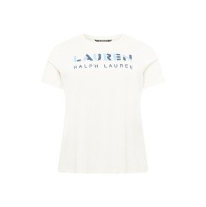 Lauren Ralph Lauren Plus Póló 'KATLIN'  krém / tengerészkék / világoskék