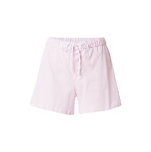 Lauren Ralph Lauren Pizsama nadrágok  rózsaszín / fehér