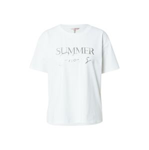 Esqualo Póló 'Summer Shores'  ezüst / fehér
