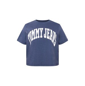 Tommy Jeans Curve Póló  kék / fehér