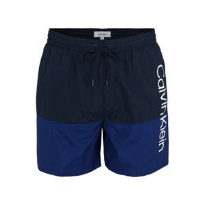 Calvin Klein Swimwear Rövid fürdőnadrágok  tengerészkék / éjkék / fehér