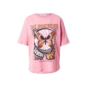 Koton Oversize póló  rózsaszín / narancs / fekete / fehér