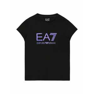 EA7 Emporio Armani Póló  fekete / lila