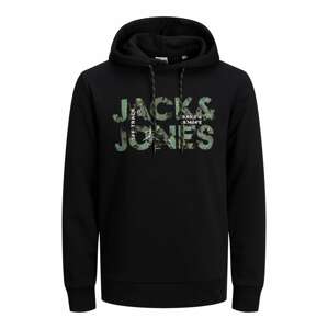 JACK & JONES Tréning póló  sárga / khaki / fekete / fehér