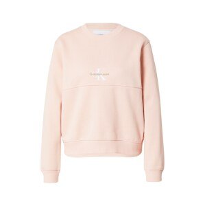 Calvin Klein Jeans Tréning póló  rózsaszín / bézs / fehér