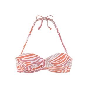 SUNSEEKER Bikini felső  testszínű / narancs / fáradt rózsaszín / fehér