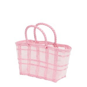 GLAMOROUS Shopper táska  rózsaszín / átlátszó