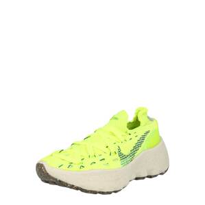 Nike Sportswear Rövid szárú edzőcipők 'Space Hippie 04'  zöld / neonsárga / világoszöld