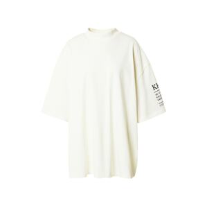 Karo Kauer Oversize póló  fehér / fekete