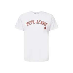 Pepe Jeans Póló 'ALESSIO'  fehér / lazac / fekete