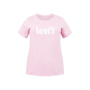 Levi's® Plus Póló 'PL PERFECT TEE REDS'  világos-rózsaszín / fehér