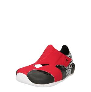 Jordan Nyitott cipők 'Flare'  piros / fekete / piszkosfehér