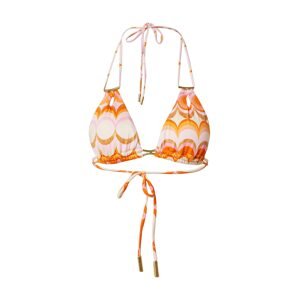 River Island Bikini felső  ekrü / cappuccinobarna / narancs / mandarin / rózsaszín