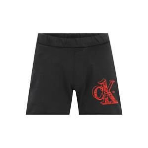 Calvin Klein Jeans Nadrág  piros / fekete