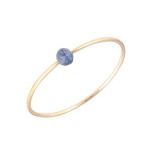 Jukserei Gyűrűk 'Birthstone September - Sapphire'  galambkék / arany