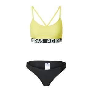 ADIDAS PERFORMANCE Sport bikini  sárga / szürke / fekete