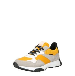 BULLBOXER Rövid szárú sportcipők  sárga / szürke / fekete / fehér