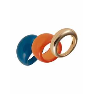 Monki Gyűrűk 'Palma'  sötétkék / arany / narancs