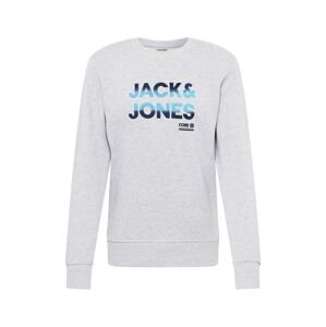 JACK & JONES Tréning póló 'OSETH'  tengerészkék / világoskék / világosszürke