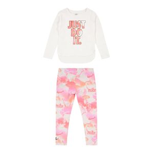 Nike Sportswear Jogging ruhák 'Summer Daze'  fehér / narancs / világoslila / rózsaszín