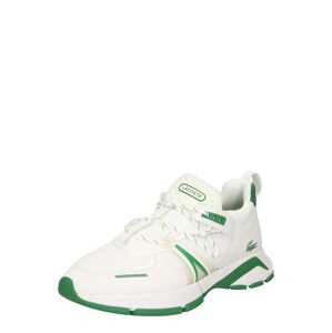 LACOSTE Rövid szárú edzőcipők  fehér / fűzöld