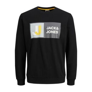 JACK & JONES Tréning póló 'Logan'  sárga / szürke / világosszürke / fekete / fehér