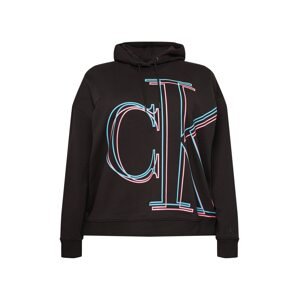 Calvin Klein Jeans Curve Tréning póló  világoskék / rózsaszín / fekete