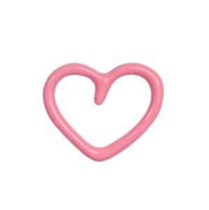 Lulu Copenhagen Fülbevalók 'HAPPY HEART'  rózsaszín