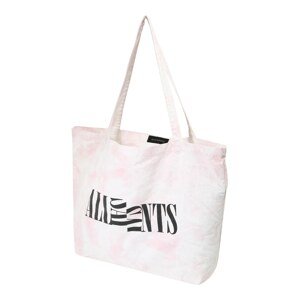 AllSaints Shopper táska  szürke / világos-rózsaszín / fehér