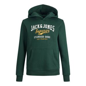 Jack & Jones Junior Tréning póló  limone / smaragd / fehér
