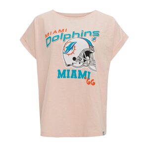 Recovered Funkcionális felső 'Miami Dolphins'  azúr / pasztell-rózsaszín / fekete / fehér