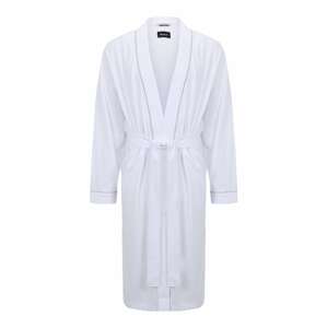 BOSS Black Rövid fürdőköpeny 'Kimono'  taupe / fehér