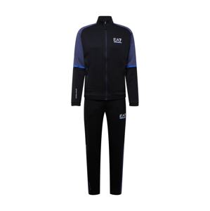 EA7 Emporio Armani Sportruhák  fekete / fehér / kék / sötétlila