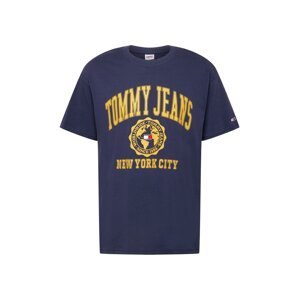 Tommy Jeans Póló  tengerészkék / aranysárga / piros / fehér
