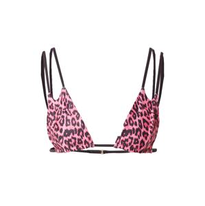 VIERVIER Bikini felső 'Jody'  rózsaszín / fekete